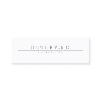 Minimalistic Elegant Design Modern Trendy Plain Mini