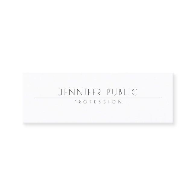 Minimalistic Elegant Design Modern Trendy Plain Mini