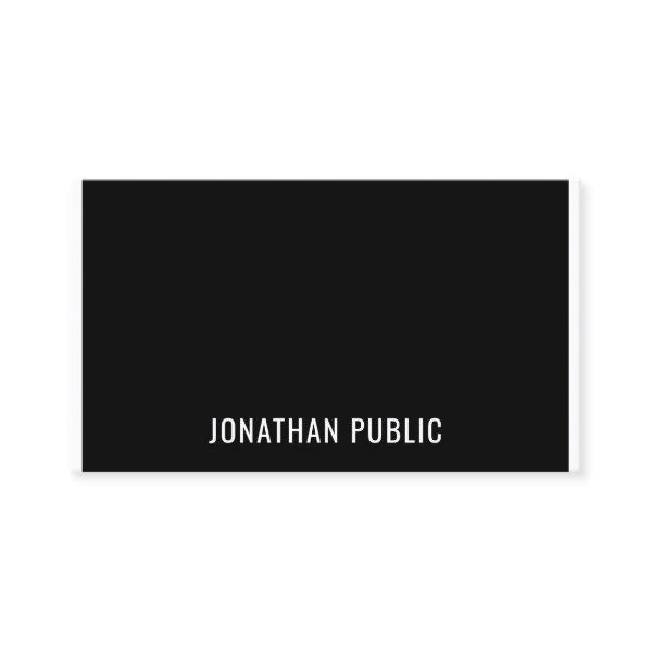 Minimalistic Elegant Modern Black White Template