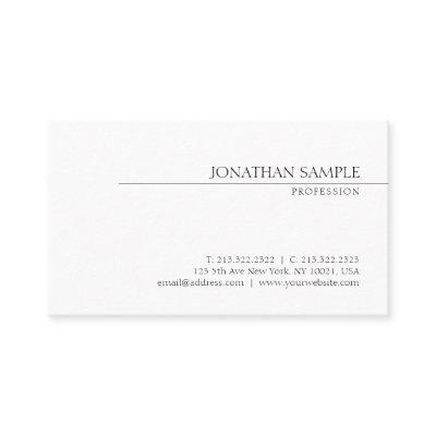 Minimalistic Elegant Modern Template Professional