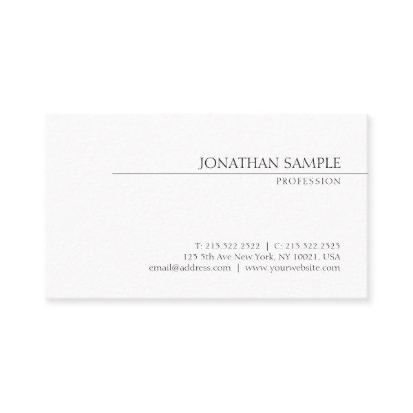 Minimalistic Elegant Modern Template Professional