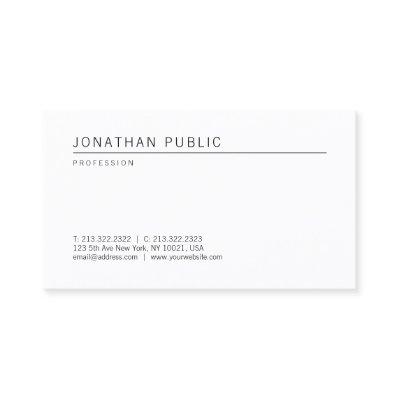 Minimalistic Elegant Professional Modern Template