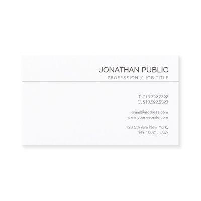 Minimalistic Modern Elegant Design Professional