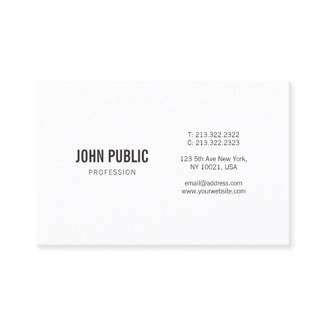 Minimalistic Modern Elegant Professional Plain