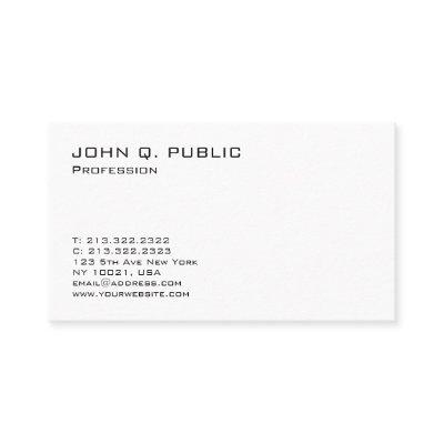 Minimalistic Modern Professional Elegant White
