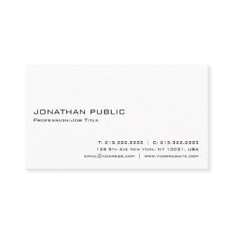 Minimalistic Modern Professional White Elegant