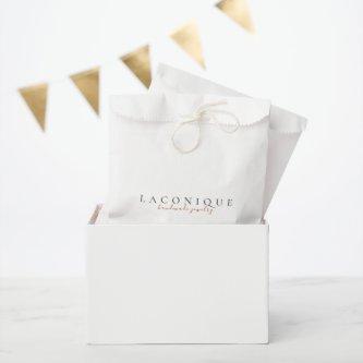 Minimalistic | Paper Shopping | Elegant Favor Bag