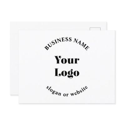 Minimalistic Retro-Modern Template for Your Logo Postcard