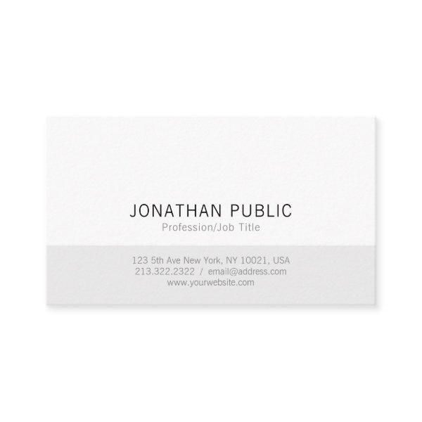 Minimalistic Simple Design Professional Modern