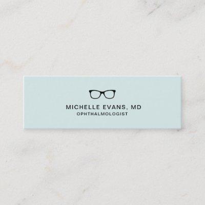 Mint Green Ophthalmologist Eyeglasses Logo Mini