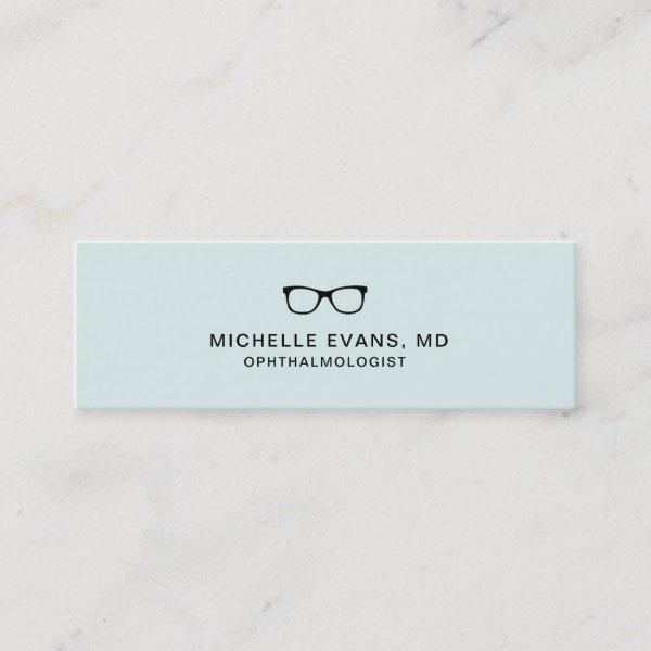Mint Green Ophthalmologist Eyeglasses Logo Mini