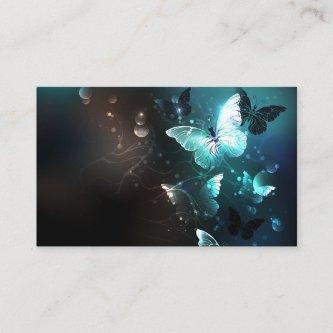 Mint Night Butterflies