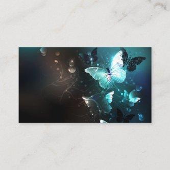 Mint Night Butterflies