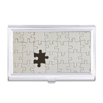 Missing Jigsaw Puzzle Piece White Case For