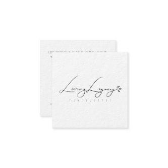 MISSIONARY PORTRAIT CARD | Gold Brush Minimalist