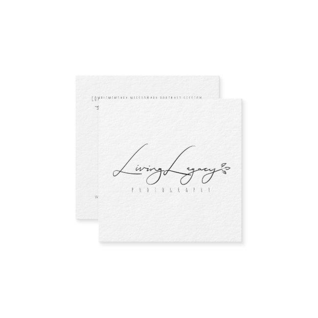 MISSIONARY PORTRAIT CARD | Gold Brush Minimalist