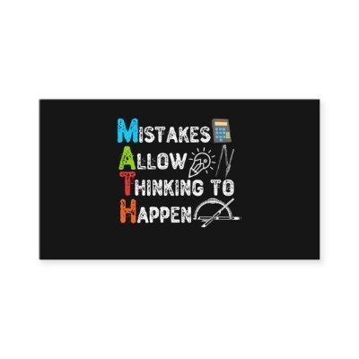 Mistakes Allow Thinking To Happen - Funny Math