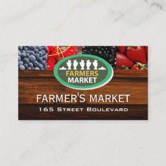 Mixed Berries / Farmers Market Sign