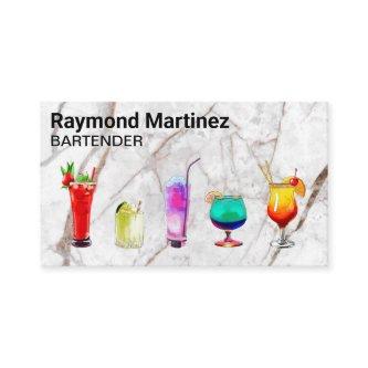 Mixed Cocktail Drinks | Marble | Bartender