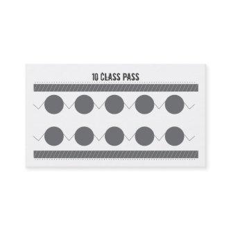 Mixed Martial Art  10 Class Pass Card