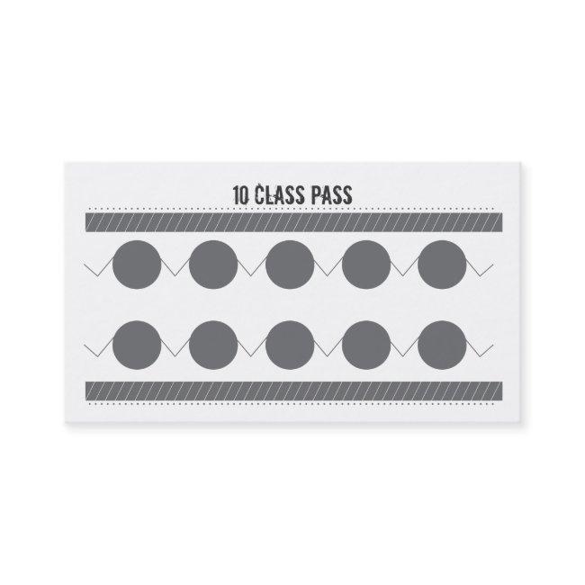 Mixed Martial Art  10 Class Pass Card