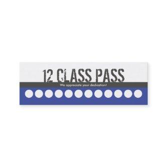 Mixed Martial Art  12 Class Pass Card