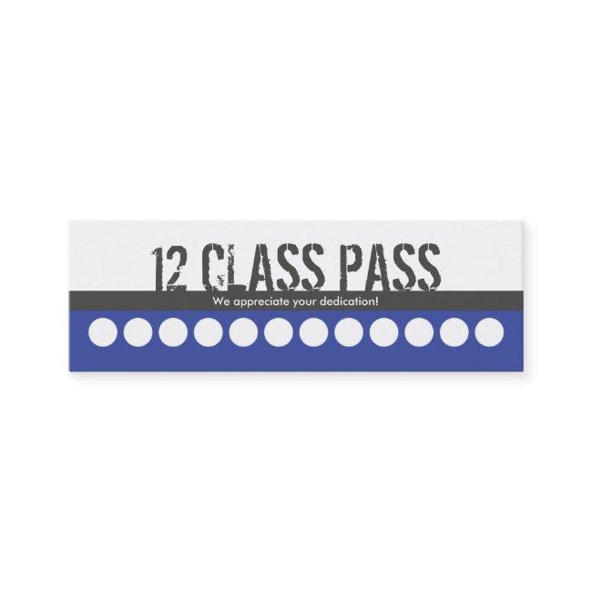 Mixed Martial Art 12 Class Pass Card