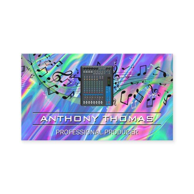 Mixer | Sound Notes Colorful Liquid Background