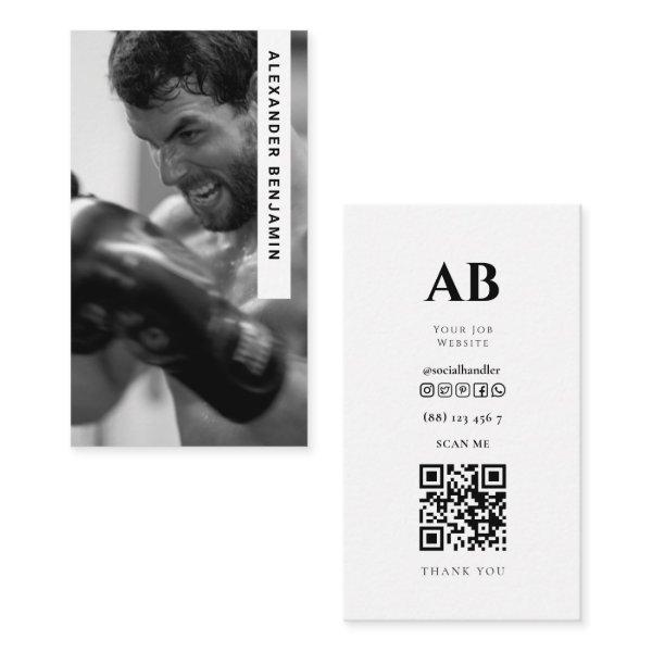 MMA Coach  & Trainer Photo QR Code