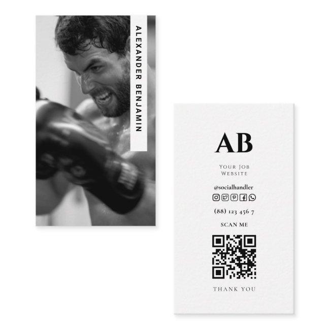 MMA Coach & Trainer Photo QR Code