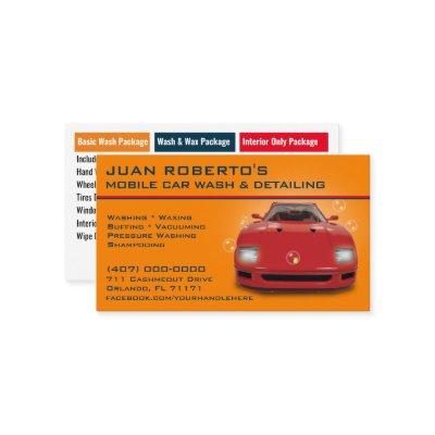 Mobile Car Wash Detailing Pressure Washing
