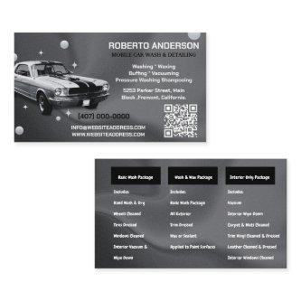 Mobile Car Wash Detailing Pressure Washing QR COD