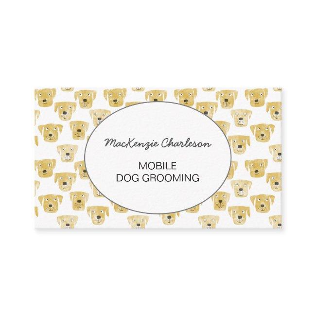 Mobile Dog Grooming Watercolor