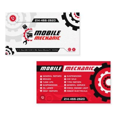 Mobile Mechanic, Auto Repair, Car Repair, Editable