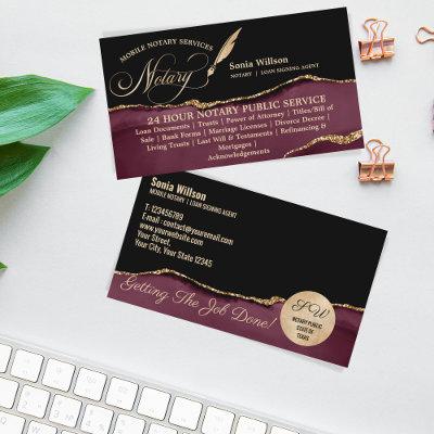 Mobile Notary and Loan Signing Agent Feather Pen