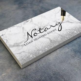 Mobile Notary Loan Signing Agent Modern Marble