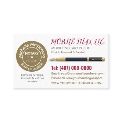 Mobile Notary Public Customizable