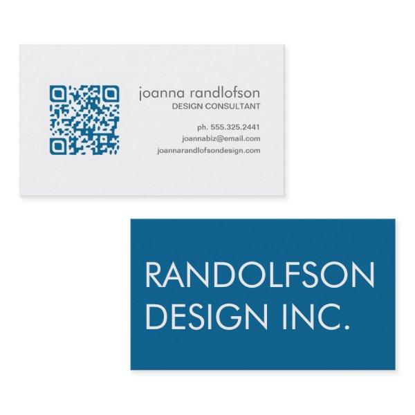 Mod Dark Blue QR CODE