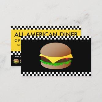 model hamburgers punch card