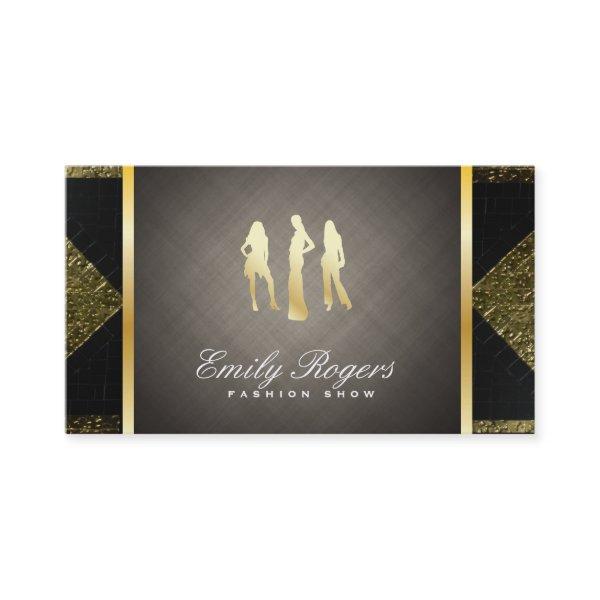 Models / Black & Gold Tiles with Gold Trim