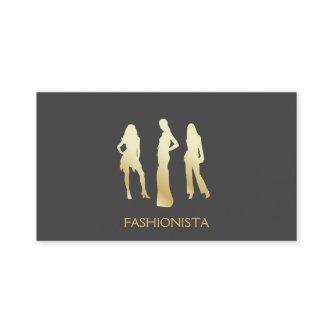 Models (gold) Gray background
