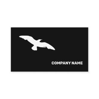 Moderate Monochrome Flat Flying Bird