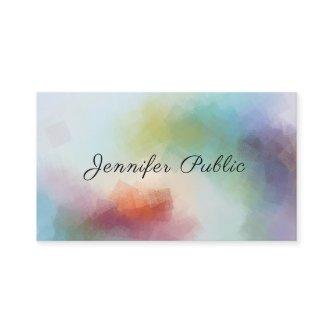 Modern Abstract Art Handwritten Elegant Script