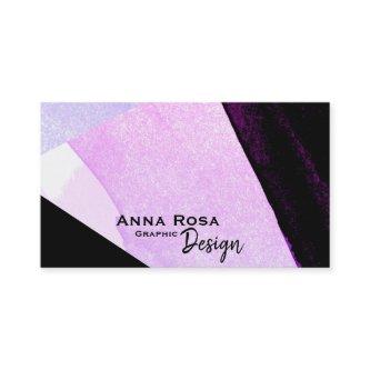 *~* Modern Abstract Geometric Bold Black Pink Blue