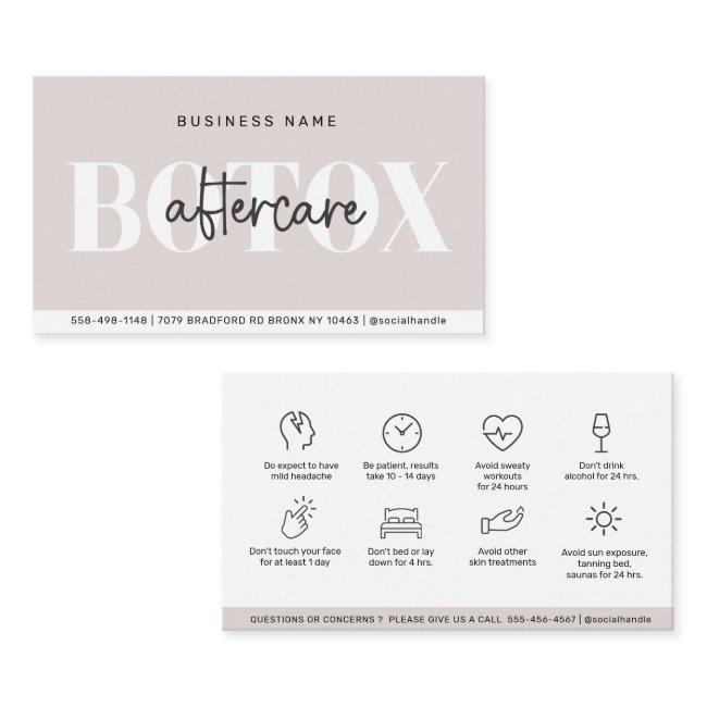 Modern Aftercare Botox Instructions