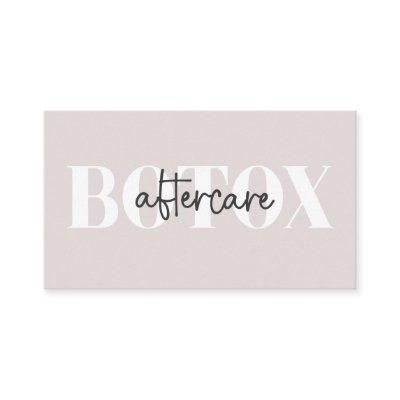 Modern Aftercare Botox Instructions