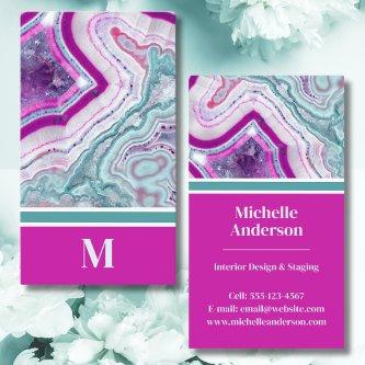 Modern Agate Monogram