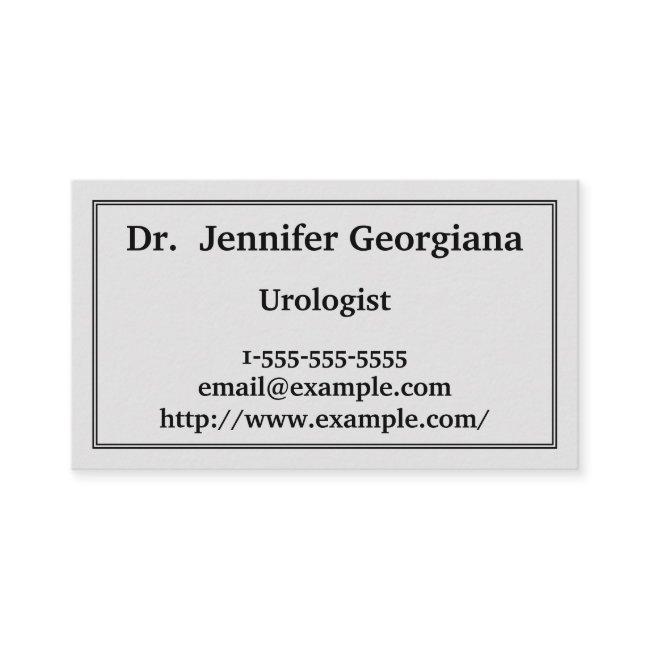 Modern and Customizable Urologist