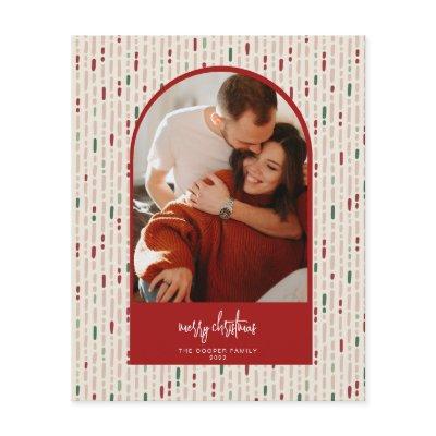 Modern Arch Christmas Card Flyer