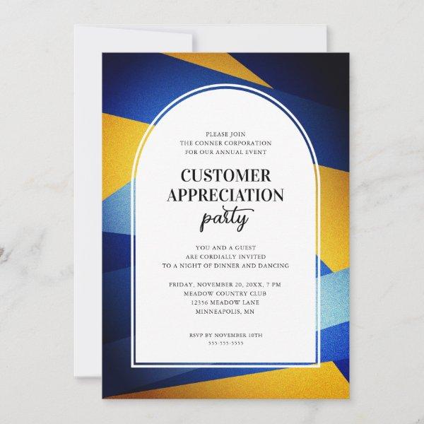 Modern Arch Customer Appreciation Party Invitation